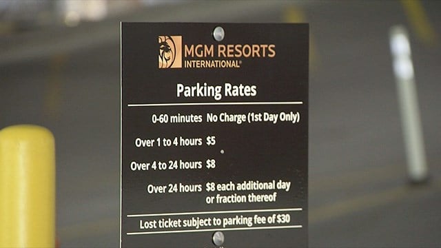 mgm casino parking prices