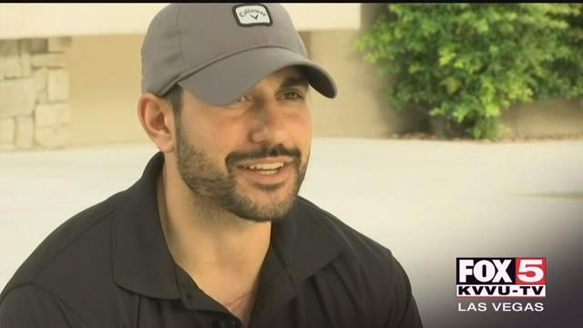 Nick Robone said he's 95 percent recovered from gunshot wounds on 1 October. (FOX5)