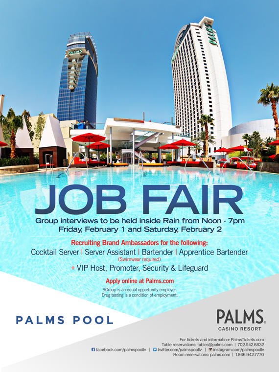 pool cocktail server jobs las vegas