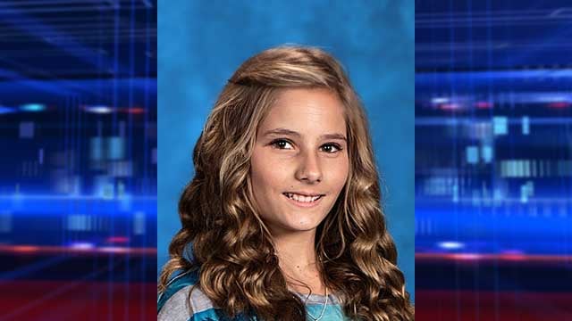 Brooklynn Mohler died after a gun accidentally discharged, wounding the 13-year-old. (Photo provided by CCSD)